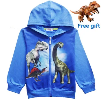 

New Jurassic World Dinosaur Children Toddler Boys T Shirt Spring Autumn Baby Gilrs Kids Hoodie Tops Tee for Boy Clothes Clothing