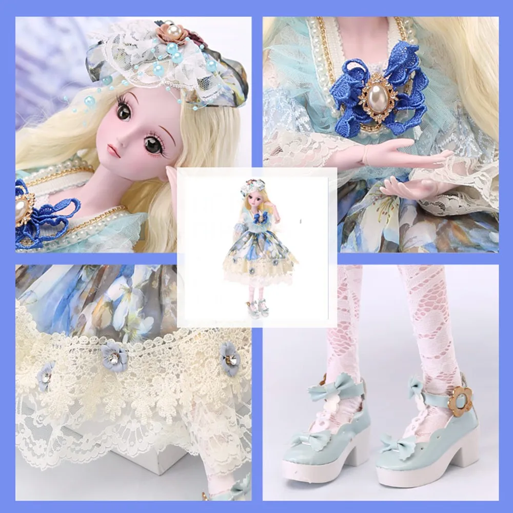 1/3 BJD кукла 60 см/23,6 ''Высота 19 шарнирные куклы(парик+ обувь+ одежда+ волосы+ глаза+ макияж) коллекция игрушек