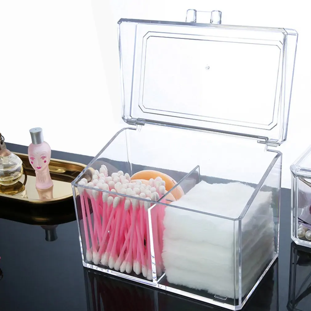Transparent Jewelry Display Stand Jewelry Organizer Storage Box Acrylic Small Mini Lipstick Box Makeup Organizer Storage Case