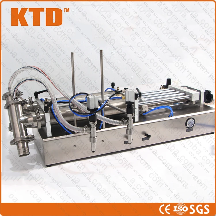 

100-1000ml two heads twin nozzle stand bag washing detergent Shampoo cleaing liquid for home use Filling Machine