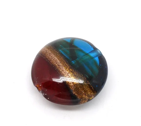 DoreenBeads 20 Многоцветный Фольга Murano Lampwork Стекло бисер 20x10 мм (B13003) иу |