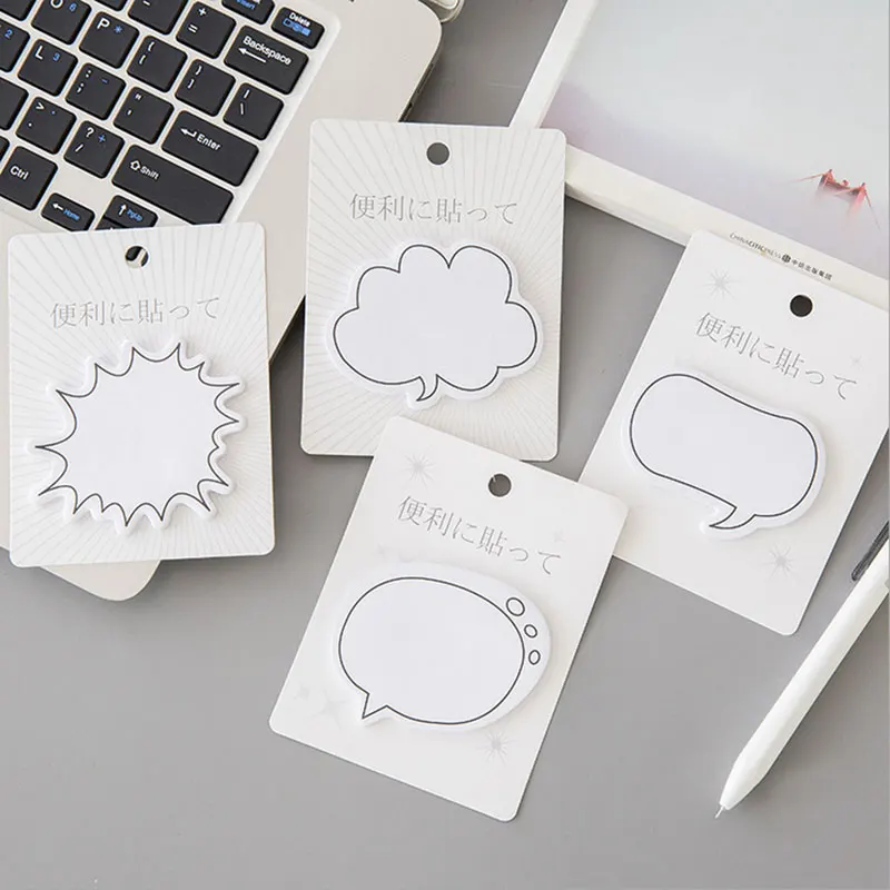 

1X Creative Dialog series Memo Pad weekly plan Sticky Notes Post stationery School Supplies Planner Paper Stickers