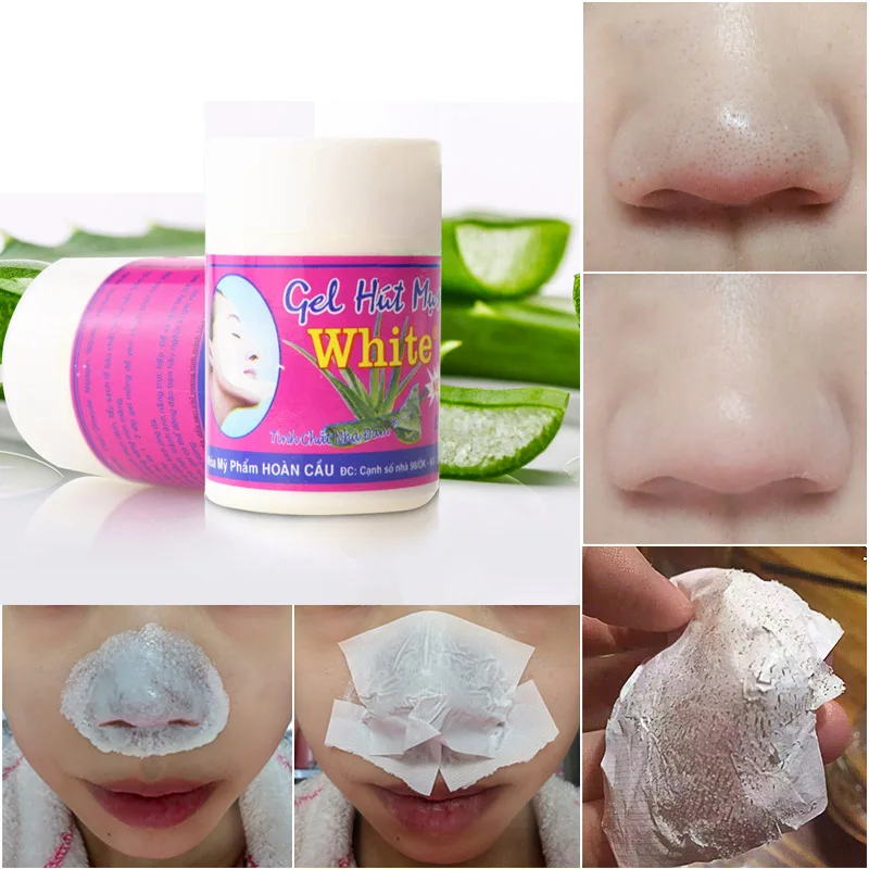 Hot Sale Nose Blackhead Black Head Remover Cream Aloe Vera Healing Gel Skin Burns Damage Repair Mask Skin Care