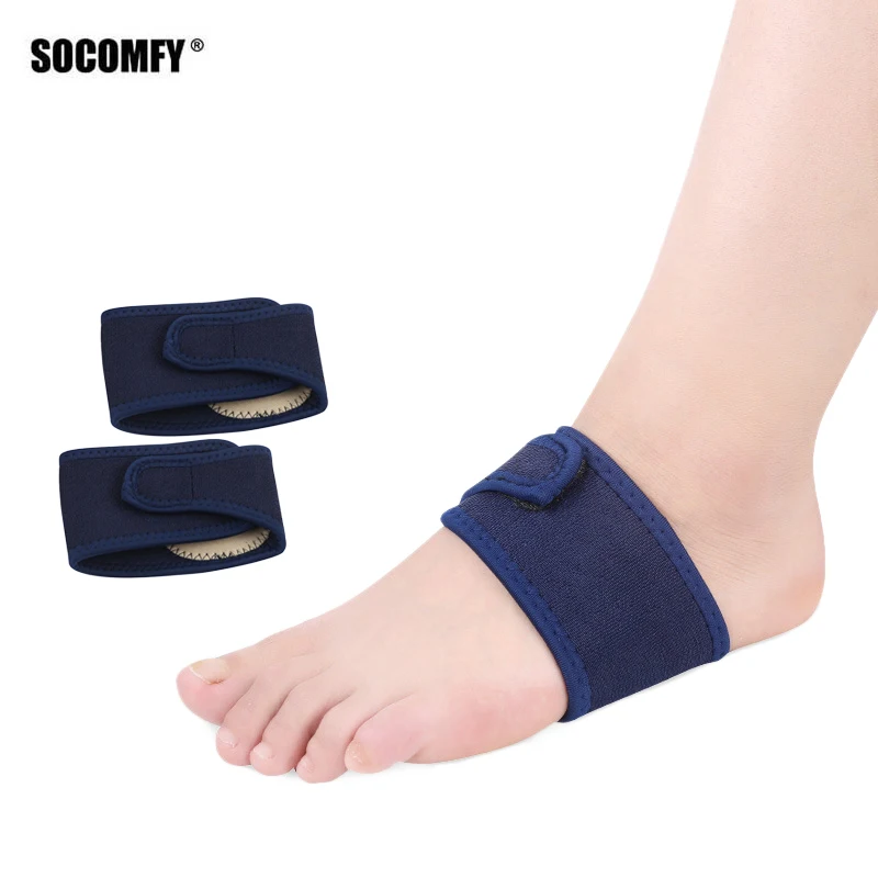 Comfortable Elastic Silica Gel High Arch Orthotics Bandage Shoe Insoles ...