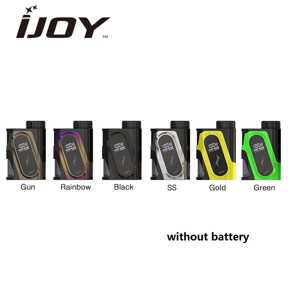 

IJOY CAPO 100W 20700 Squonker MOD 100W Electronic Cigarette Mod No 18650 Battery Top Battery Slot and Big Fire Button Box Mod