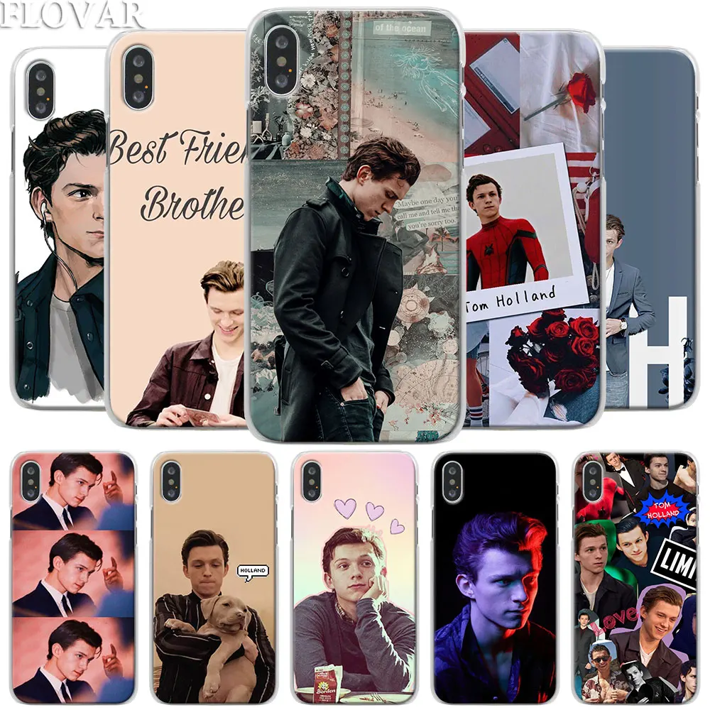 

Tom Holland Phone Case for Apple iPhone X XR 7 8 Plus 6 6s Plus XS MAX SE Phone Case Coque