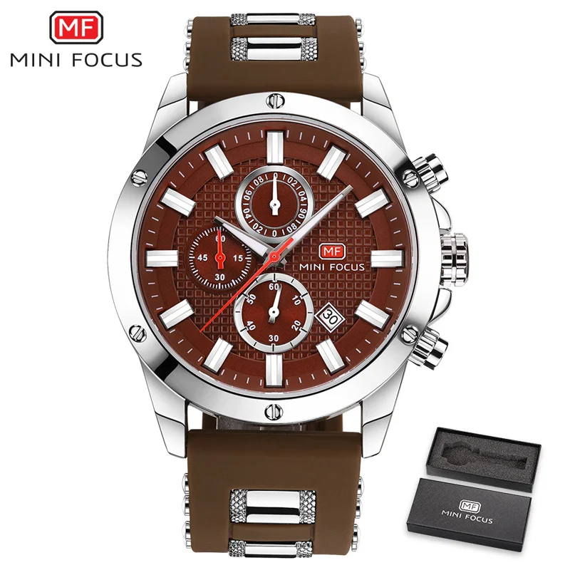 MINI FOCUS Watch Men Chronograph Top Brand Luxury Quartz Sports
