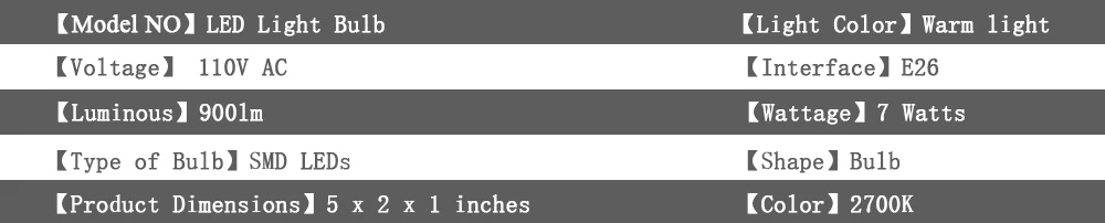 LED Bulb Edison Bulb led bulb 7w E26 LED Light Led Lamp String Bulb Vintage Filament Clear Glass Replace Incandescent LED Bulb E26 LED Lamp