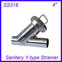 4 ''Санитарно нержавеющей стали SS316 Y Тип фильтр f пиво/Молочные/фармацевтические/бевераг/химической промышленности