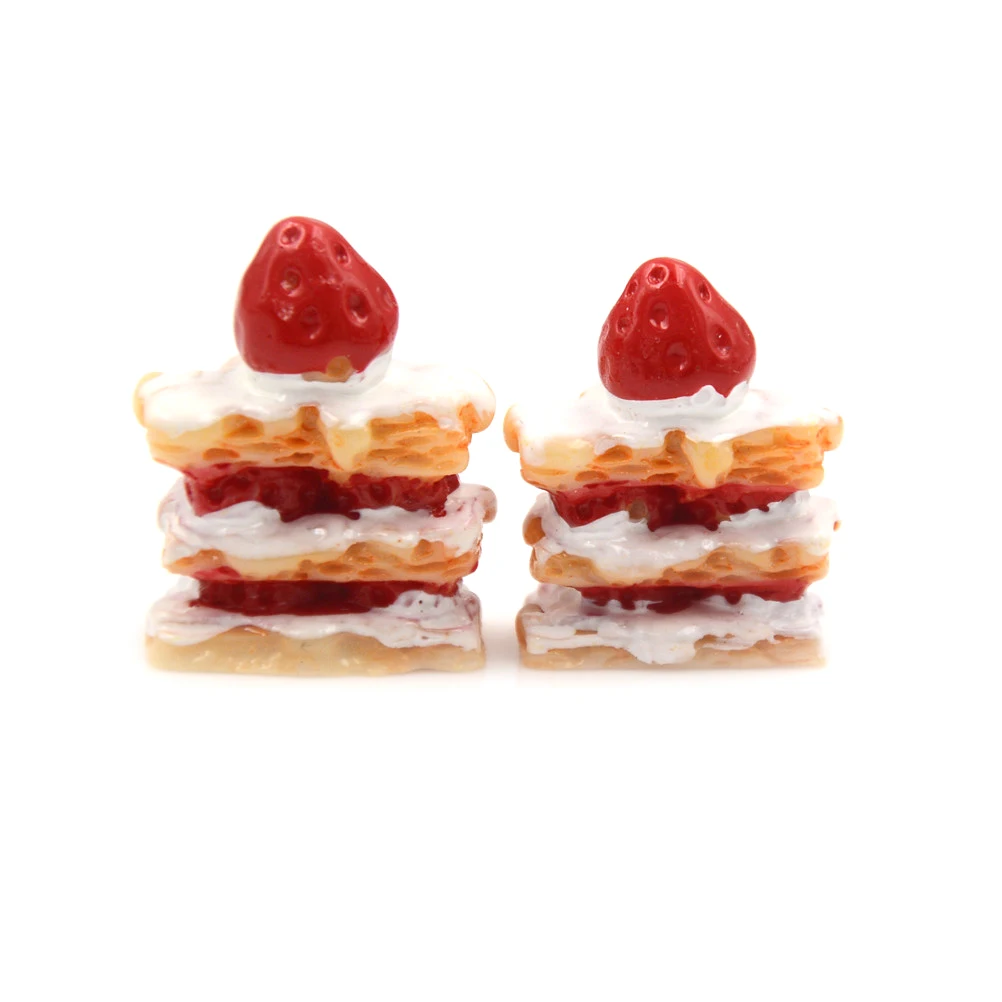 Cute Mini Play Toy Fruit Food Cake Candy Fruit Hamburg Biscuit Donuts Miniature For Dolls Accessories Kitchen Play Toys Hot Sale