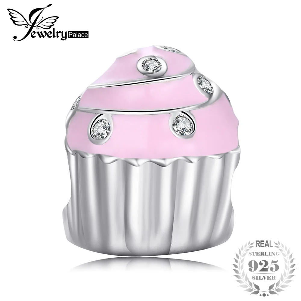 

JewelryPalace Cake 925 Sterling Silver Beads Charms Silver 925 Original For Bracelet Silver 925 original Beads Jewelry Making