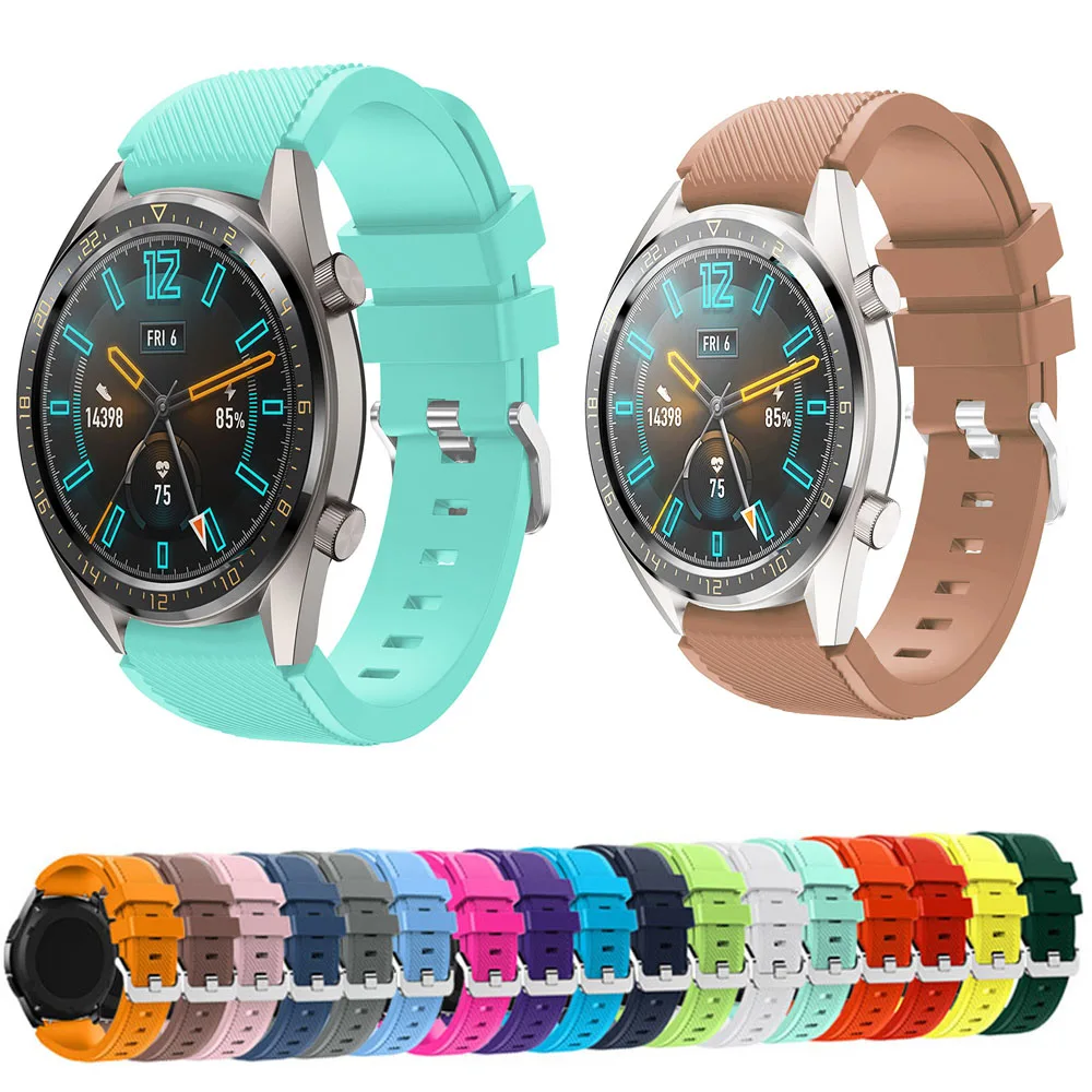 

22mm Watch Strap for Huawei Watch GT Sport Band Class Silicone Watch Bracelet For Honor Watch Magic Replacement Belt Wristbands