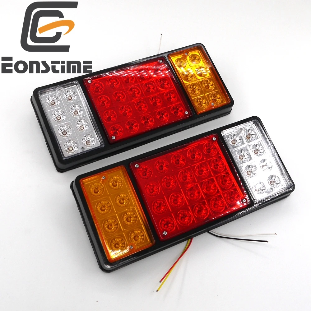 Eonstime 2pcs Rear 12V 24V Light for Truck 36 LED 2x Rear font b Lamps b