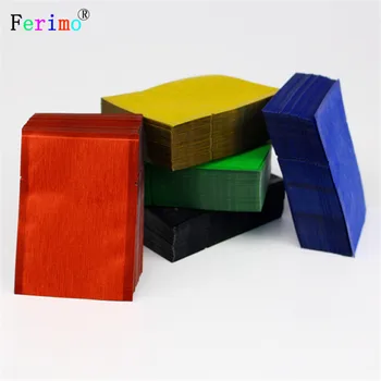

100pcs 6x9cm(2.3x3.5in) Black/Red/Green/Blue/Gold Heat Sealable Aluminum Foil Flat Pouch Small Open Top Package Bag Wholesale