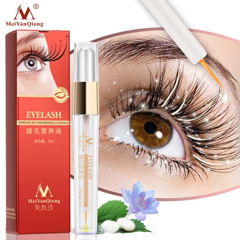 

Herbal Eyelash Growth Treatments Liquid Serum Enhancer Eye Lash Longer Thicker Better than Eyelash Extension Powerful Makeup