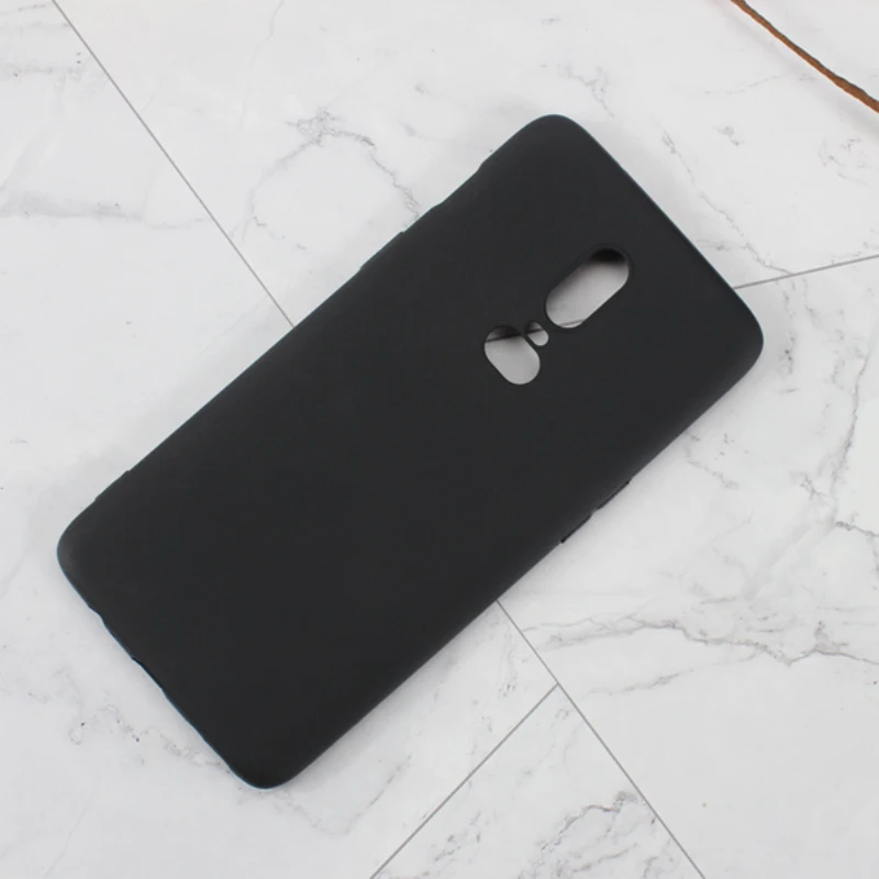 

phone case for Oneplus 6 5t 5 silicone Protective black back cover case phone shell for Oneplus 5T 5 6