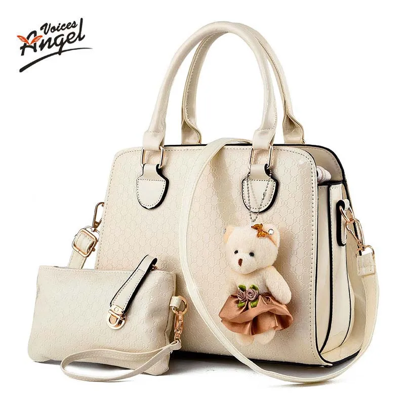 

Angel Voices Brand Luxury Women Leather Handbags Elegant Leather Shoulder Bag Female Women Messenger Bags 2017 Spring Tote Bags