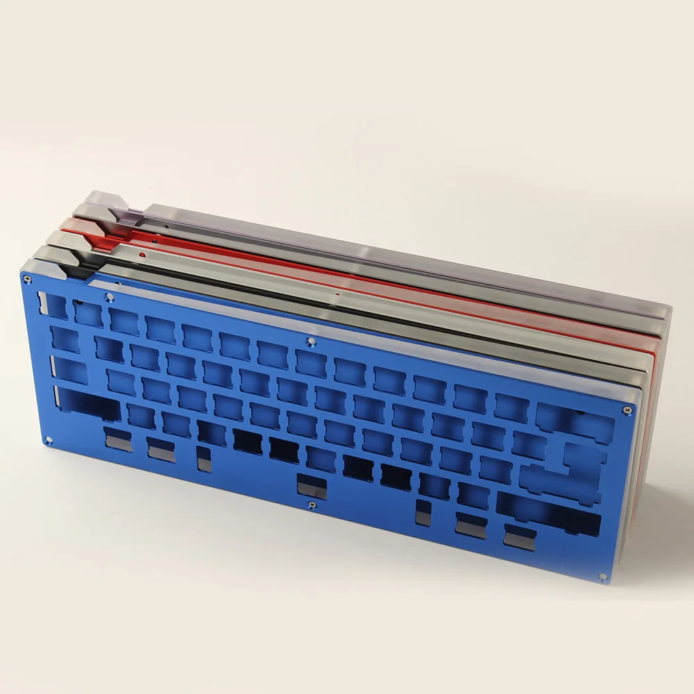 HHKB переключатели Gateron QMK программируемые Underglow RGB Алюминиевая CNC пластина корпуса