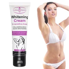 BellyLady 50G Whitening Cream for Dark Skin Armpit Elbow Lightening Bikini Underarm Thigh Beauty Body Creams Whitening Cream