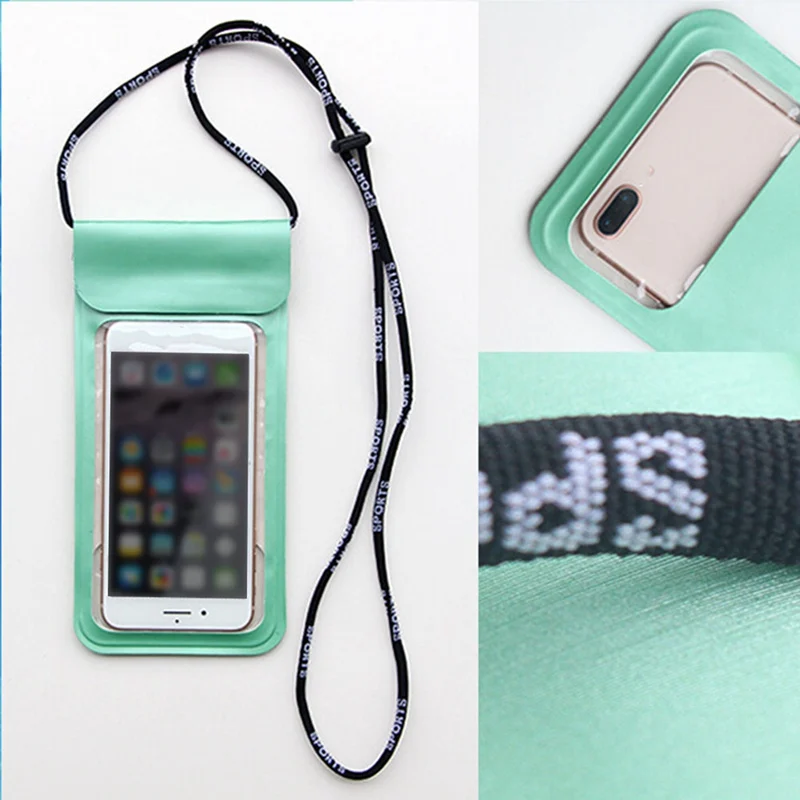 Водонепроницаемый чехол для телефона, чехол для сенсорного экрана, сумка для сухого дайвинга, чехол с ремешком на шею для iPhone, Xiaomi, samsung