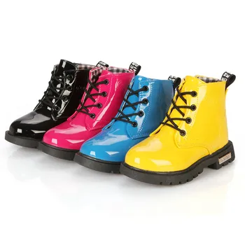 

Spring and Autumn Explosions Martins Boots Korean Candy-colored Waterproof Children's Boots Children Shoes
