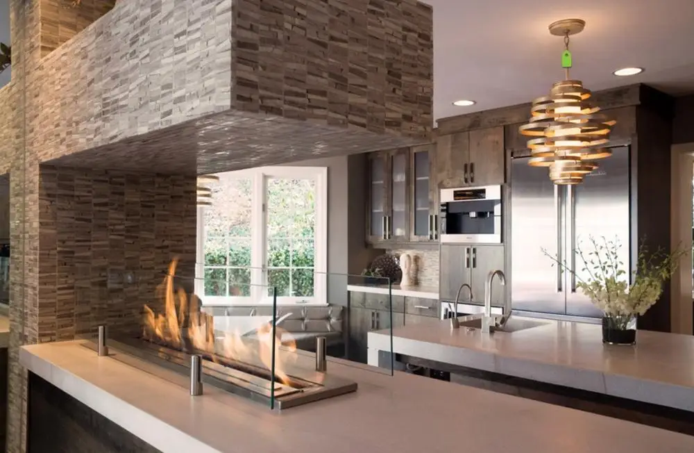 table fireplace insert