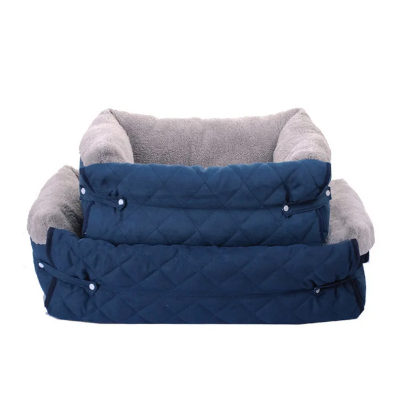 Soft Dog Beds For Large Dogs Fleece Warm Kennel Plush Beds Mat Pet