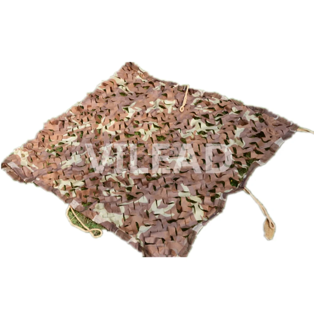 VILEAD الصحراء 3 متر * 5 متر كامو المعاوضة العسكرية كامو المعاوضة الجيش التمويه الغاب صافي المأوى للصيد التخييم الرياضة خيمة سيارة