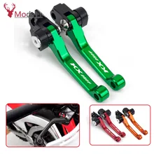 Dla Kawasaki KX250F KX450F 2013-2018 KX250 2019 motocykl sprzęgło hamulcowe CNC Pivot składana dźwignie