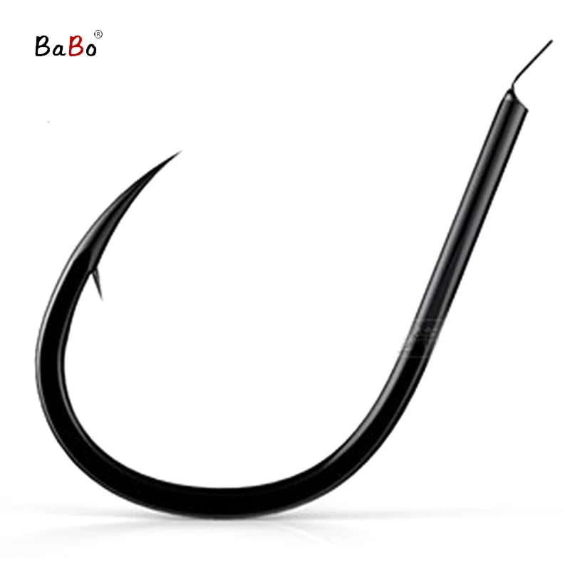 

P20 10pcs/bag 1#-13# Fly Fishing Hooks Barbed Plate Hooks Fishing Tackle Tools High Carton Steel Carp Fishhooks CC007