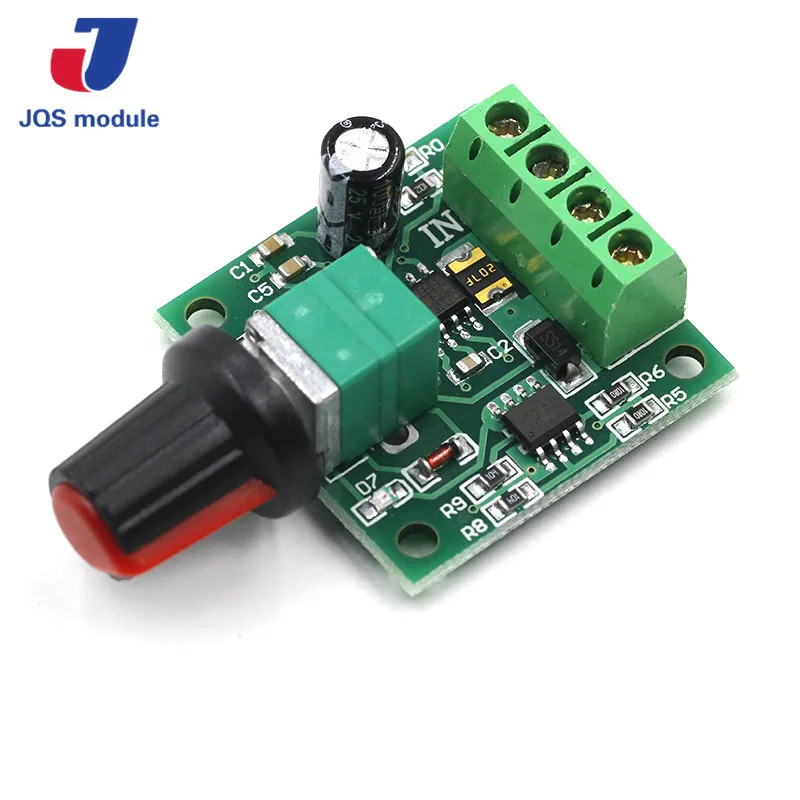 

DC 1.8V 3V 5V 6V 12V 2A PWM Motor Speed Controller Low Voltage Motor Speed Controller PWM 0~100% Adjustable Drive Module