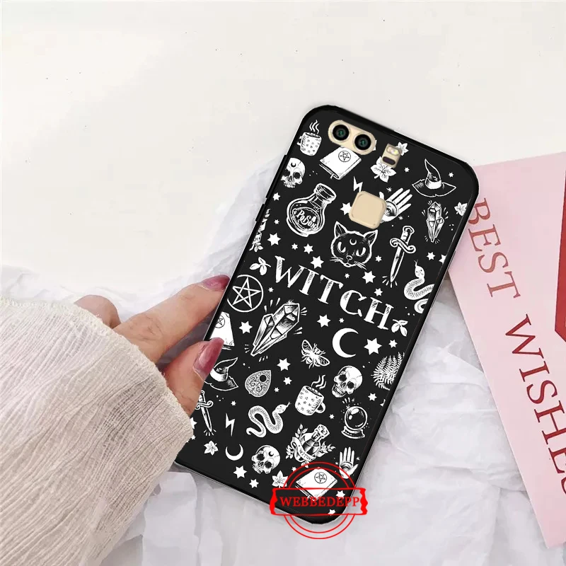 Специальный силиконовый чехол Girly Pastel Witch Goth для Huawei P8 Lite 2015 2017 P9 2016 Mimi P10 P20 Pro P Smart