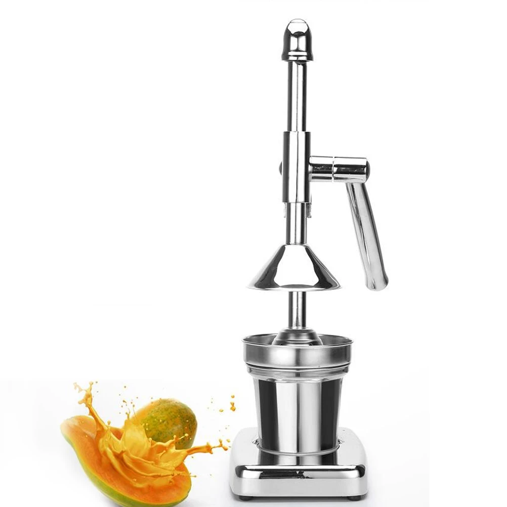 

Stainless Steel Manual Lever Press Citrus Juicer Extractor Fruit Machine