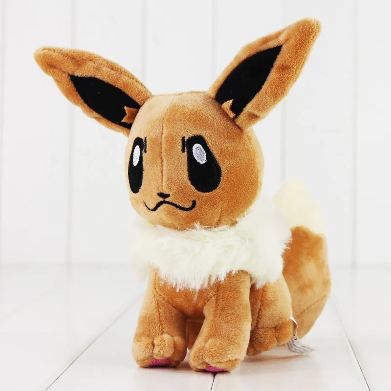 10 шт./лот 20 см Eevee плюшевые игрушки аниме Brinquedos Eevee Симпатичные кукла для детей