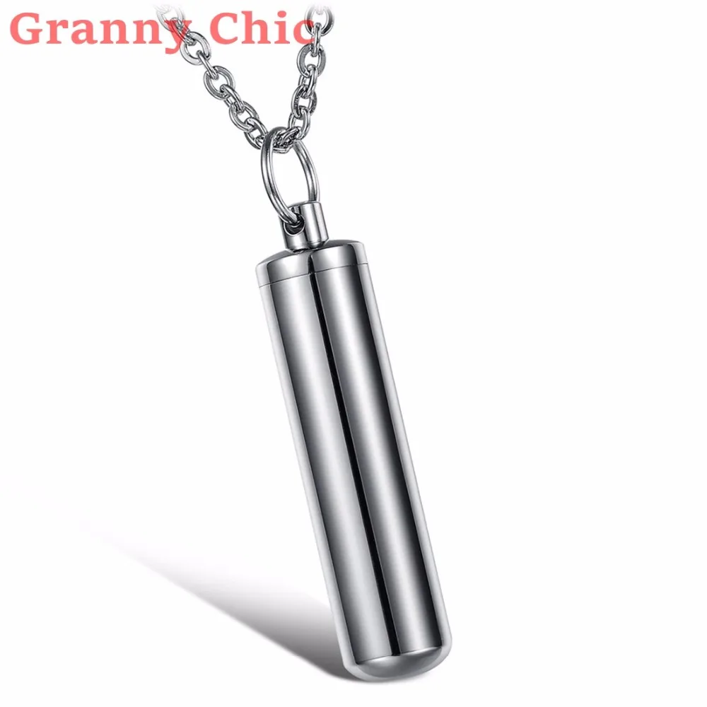 Granny Chic New Arrival Silver 316l Stainless Steel Keepsake Bullet