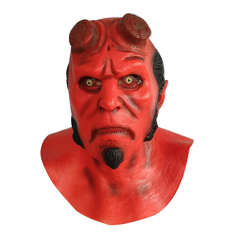 Косплей Hellboy латексная маска перчатки Hellboy: Rise of the Blood Queen реквизит Хэллоуин ужас