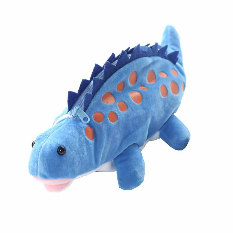 

Pencil Bag Dinosaur Plush Toys Cute Large Capacity Stationery Box Creative Student Gifts Portable Multi-function Storage Case