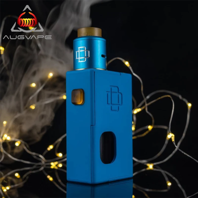 Augvape Original Electronic Cigarette Squonker Box Mod Kit with Druga 22mm RDA Atomizer Vape Cigarette Power by 18650 Battery Augvape Original Electronic Cigarette Squonker Box Mod Kit with Druga 22mm RDA Atomizer Vape Cigarette Power by 18650 Battery