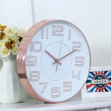 Luxury Silent Dd font b Wall b font font b Clock b font Modern Design Plastic