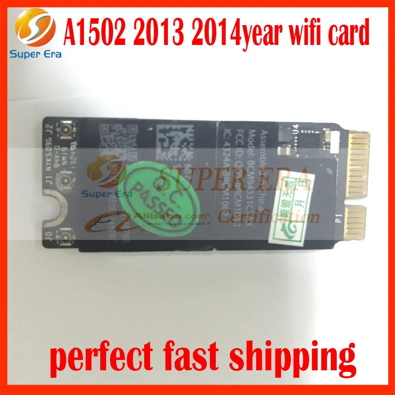 

A1502 wifi card for macbook pro retina 13.3'' A1502 2013 2014year BCM94331CSAX wifi airport bluetooth card