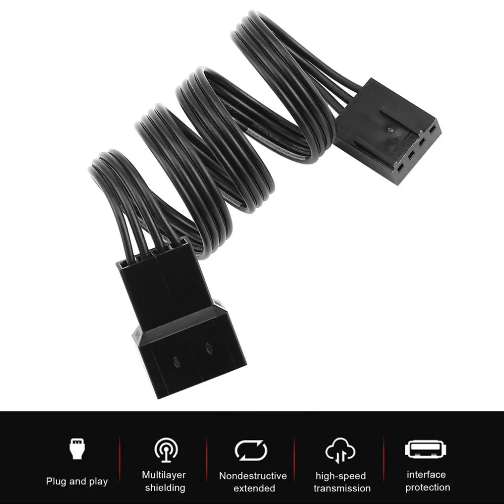 Best quality 4 Pins Male To Female CPU Cooling Fan Extension Resistor