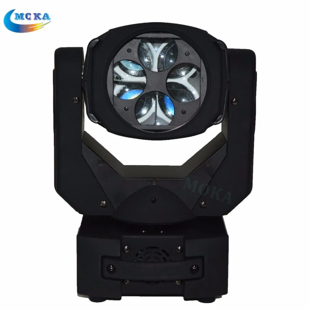 6 шт./партия Moving Head гобо свет 4*25 Вт DMX 9/15ch лазерный проектор диско DJ Light Stage освещение Strobe Light для вечеринки