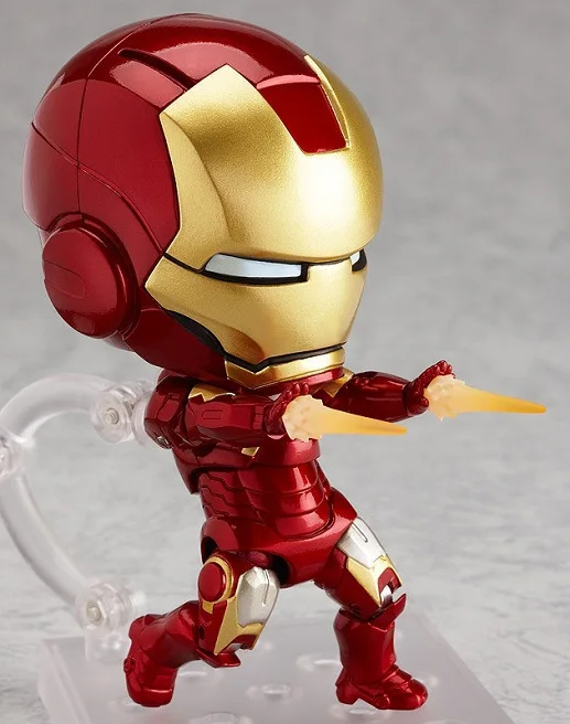 Милый Nendoroid " кино Железный человек Mark7 Tony полный набор ПВХ фигурка Коллекция Модель игрушки#284 Ironman