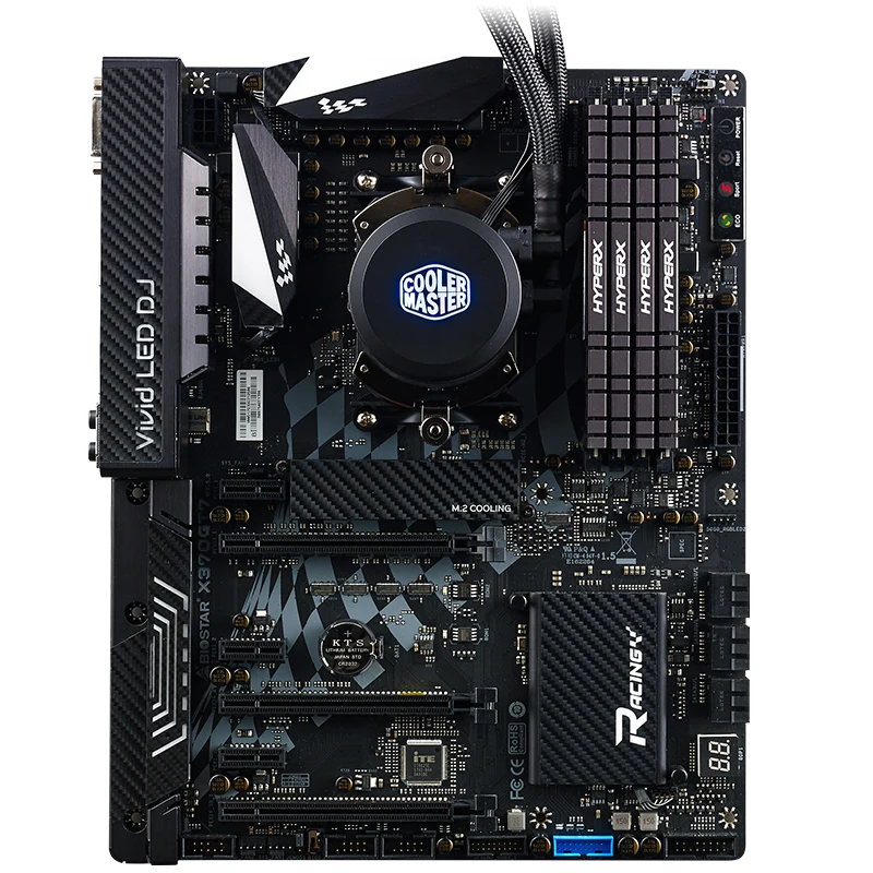 Кулер Cooler Master B120 B240 cpu кулер для воды 120 мм RGB тихий вентилятор для Intel 1151 1155 1156 2011 2066 AMD AM4 AM3 cpu жидкостное охлаждение