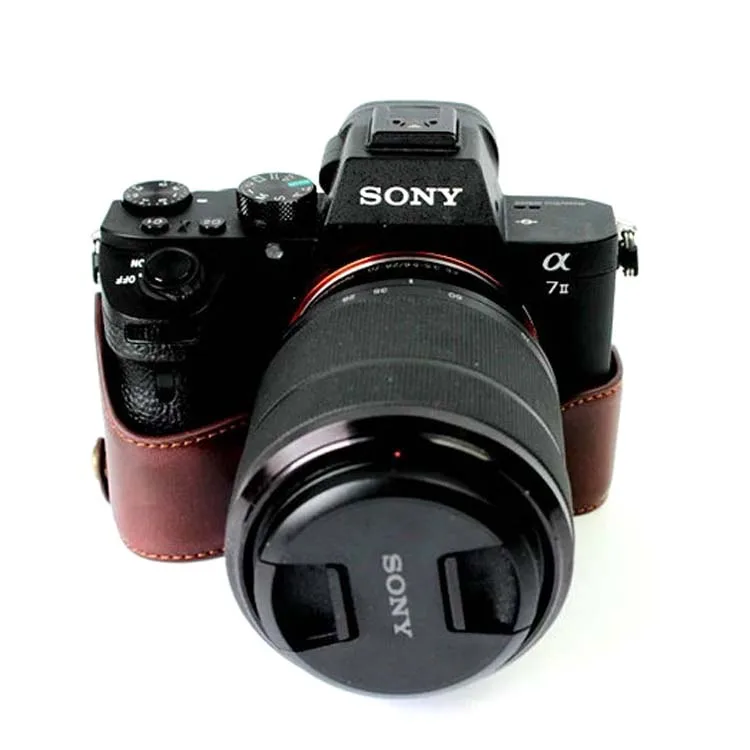 Модный чехол-сумка для камеры для sony ILCE-7M2 A7II A7 II A7R II из искусственной кожи