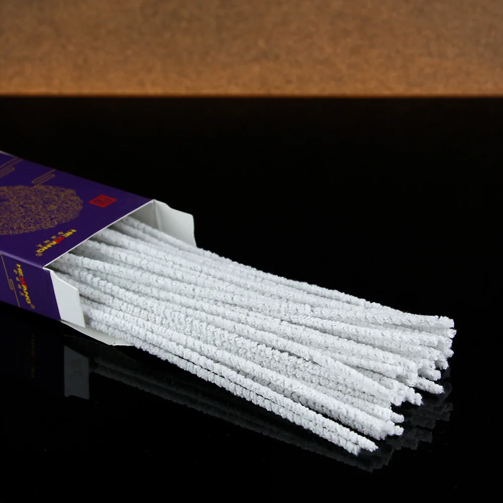 

New 300 pcs White Cleaners for Smoking Pipe Fluff Tobacco Pipe Cleaner Consumable Cleaning Accessory 50 pcs / paper box