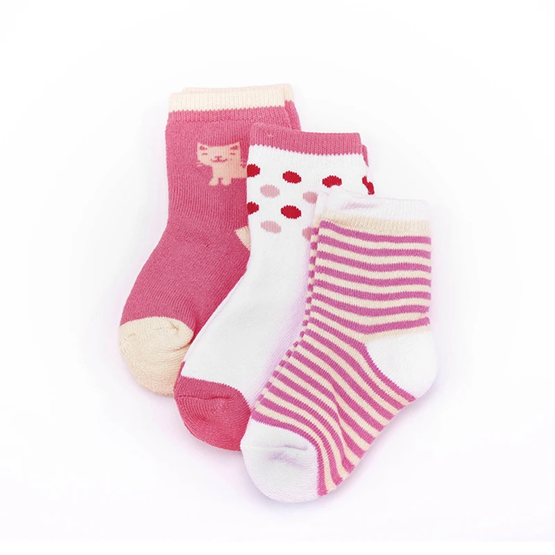 w048 Free shipping Children 1 3 years old cotton thick terry multiple