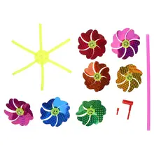 Ветряная мельница, волчок для ветра, детские игрушки, блестящий блеск, блестящий блеск, привлекательные забавные вечерние украшения для сада, украшения для дома на открытом воздухе