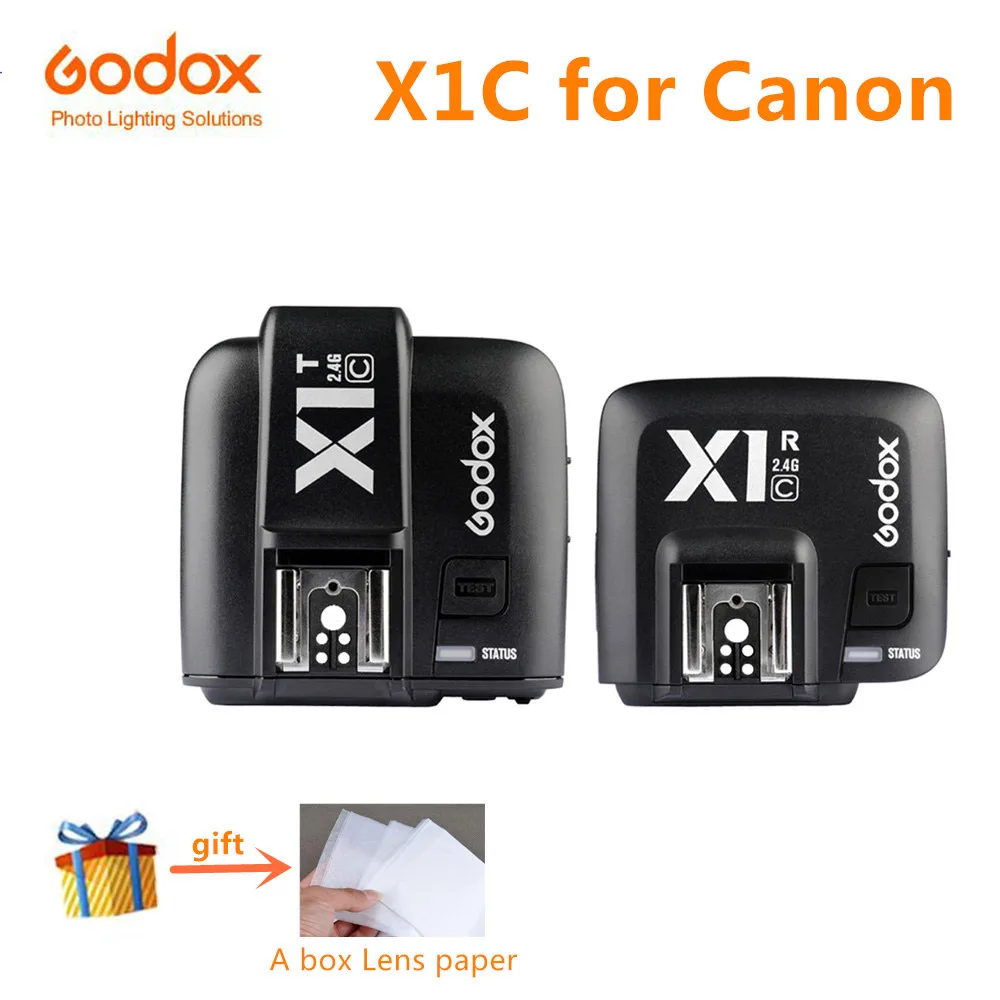

Godox X1C E-TTL 2.4G Wireless Radio Camera Triggers Transmitter/Receiver for Canon EOS DSLR 6D 7D 60D 650D 700D 5DIII