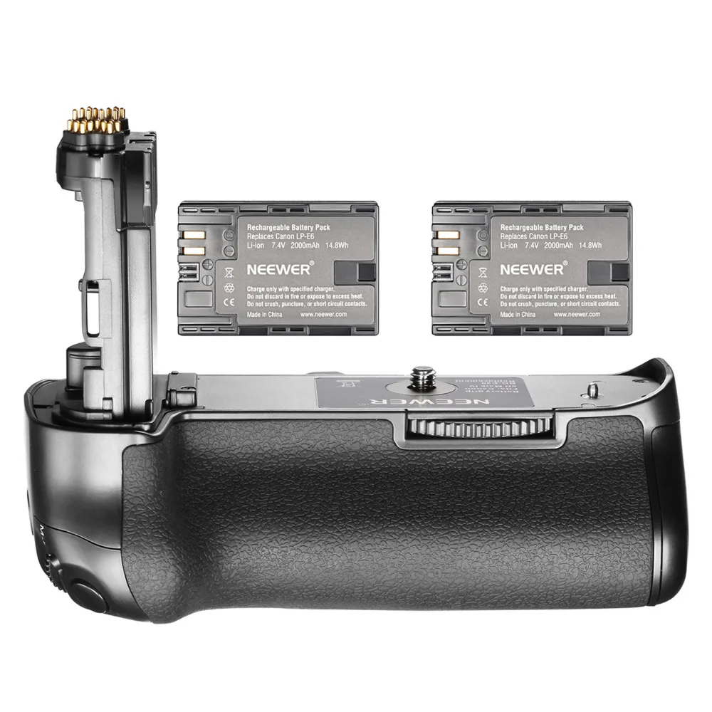 Запасная аккумуляторная батарея Neewer NW 5D Mark IV Canon BG E20 с 2 аккумуляторами 7 4 В 2000